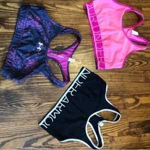 3 Under Armour sports bras 💪🏼